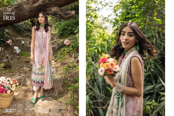 Fariyas By Iris Cotton Pakistani Dress Material Catalog